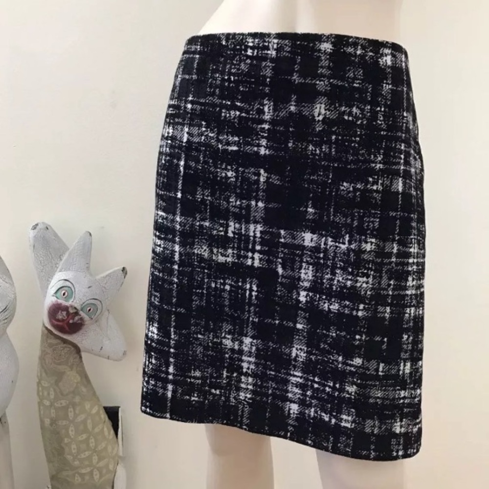 Ann Taylor Wool Tweed Skirt